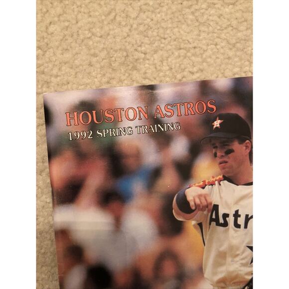 1992‎ Houston Astros Spring Training Baseball Program Jeff Bagwell - Picture 3 of 7